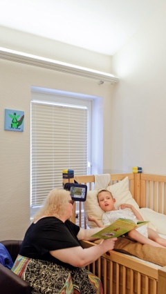 Izba pre pacientov s osvetlením od spoločnosti Philips Lighting