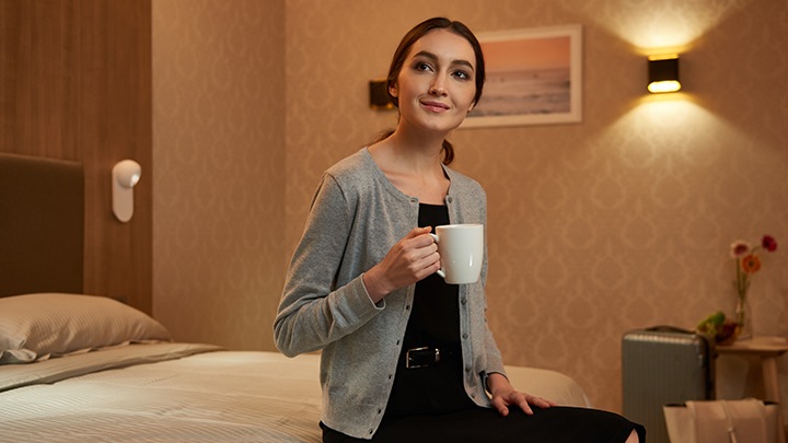 Hotelové osvetlenie: systém RoomFlex od spoločnosti Philips Lighting dokáže zosúladiť osvetlenie s prístupovými kartami hostí a chyžných